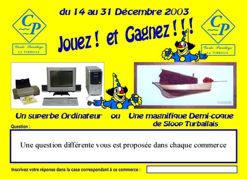 affiche carte privilège