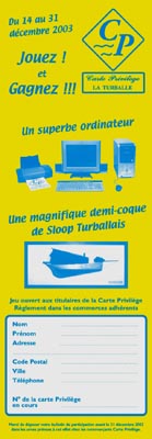 bon de participation carte privilège