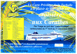 Affiche Croisière aux caraïbes 