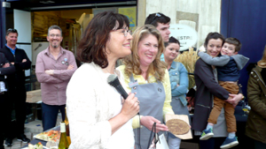 Remise de la médaille des 30 ans de maison à la Boulangerie Delestre à La Turballe