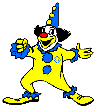 Clown Mascote Carte Privilège La Turballe